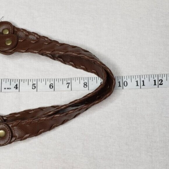 Levi's Shoulder Tote Bag Double Handle Snap Close Beige Cream Cotton - Picture 12 of 16